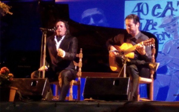 Nuestro hermano Antonio Mejías, espectacular en la 40ª Cata Flamenca